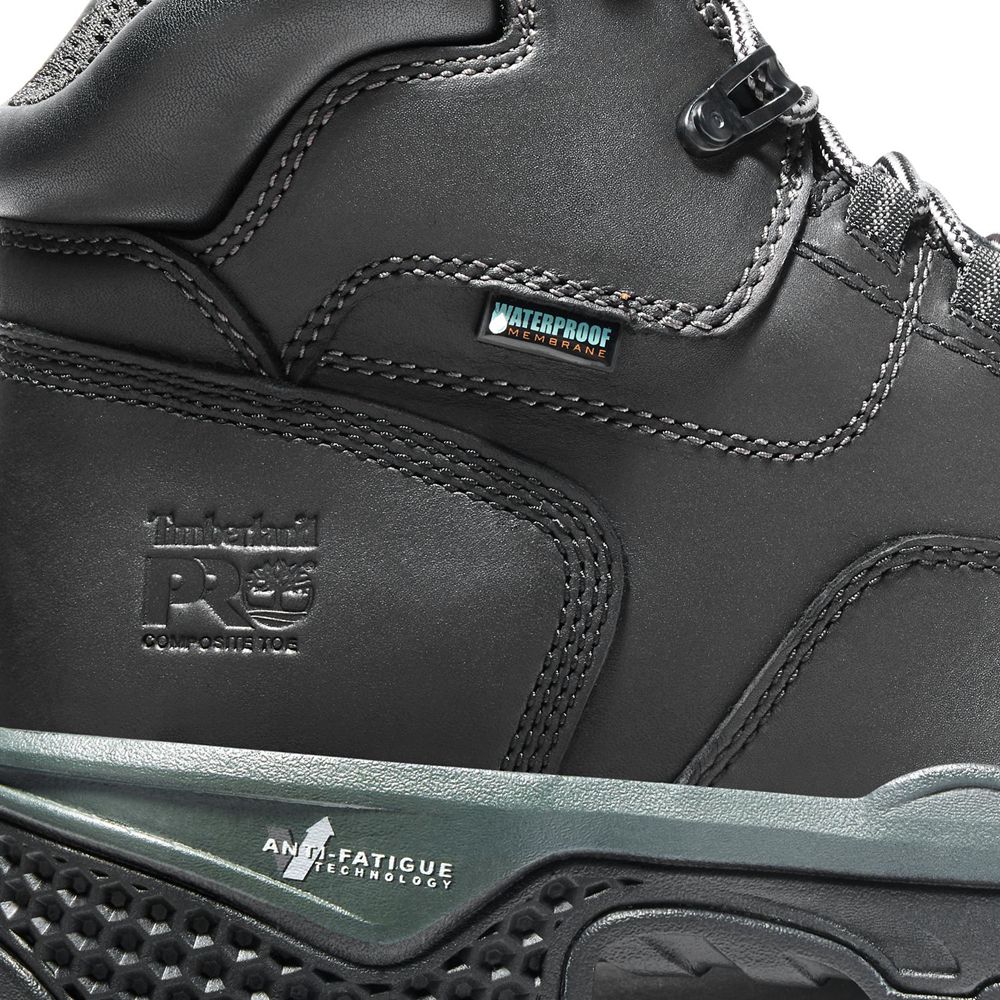 Botas de Trabajo Timberland Hombre Pro® Bosshog 6\" Comp Toe Negras - Chile DZC-362459